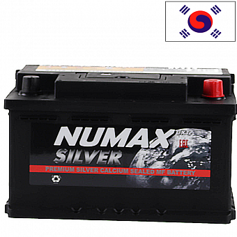 ���� ������������ NUMAX Silver 6CT 71Ah R+ 670A EN 276x173x175